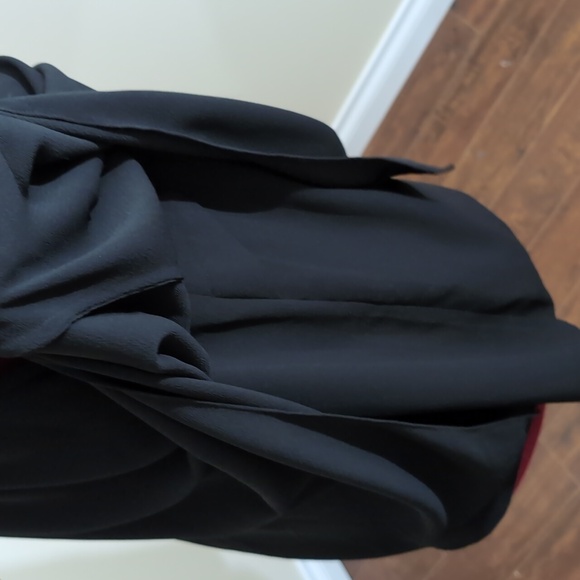 Vince Camuto| Black Lined Sleeveless Lace Up Front Tunic - Picture 7 of 13